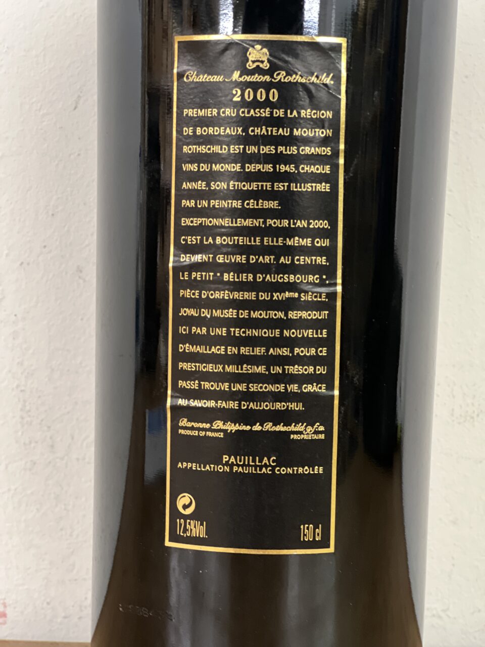 Chateau Mouton Rothschild, 2000 Magnum – Bild 2