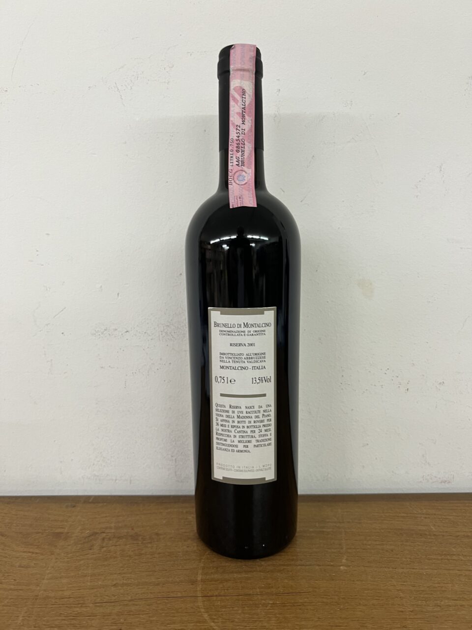 Brunello de Montalcino, Madonna del Piano, 2001 – Bild 2