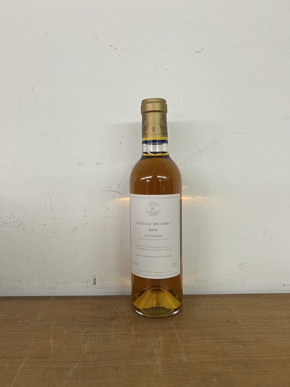 Chateau Rieussec, 2003 halbe Fl. – Bild 2